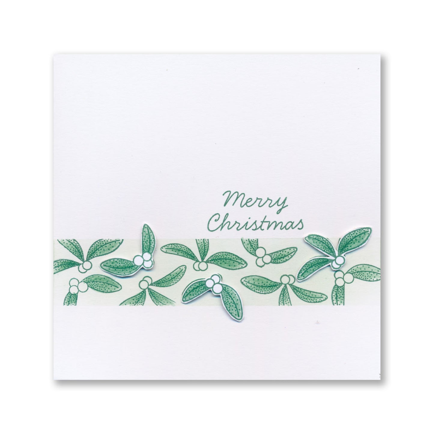 Linda's Mistletoe Swirls - Christmas Compendium A6 Stamp Set