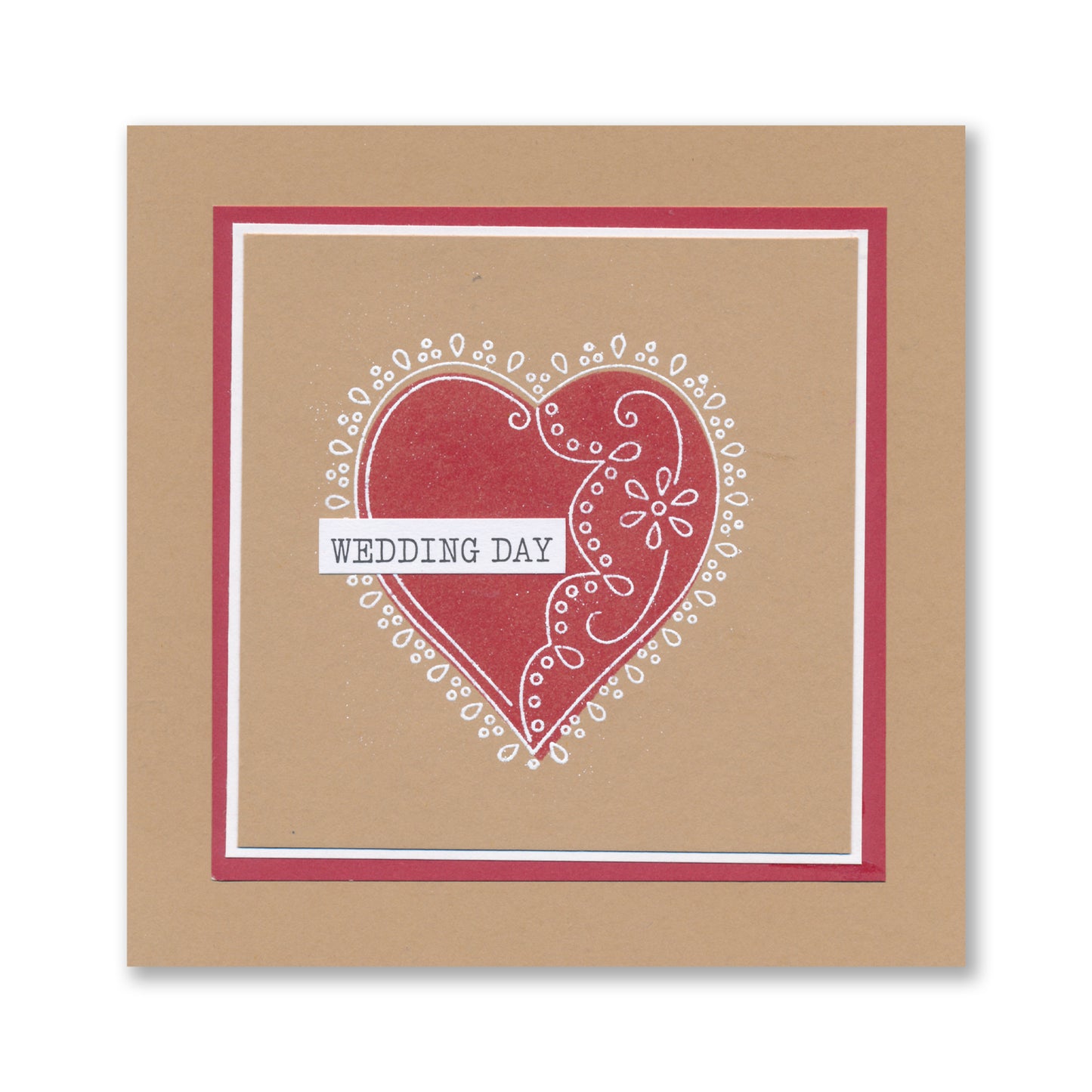 Barbara's Loving Heart A5 Stamp & Mask Set