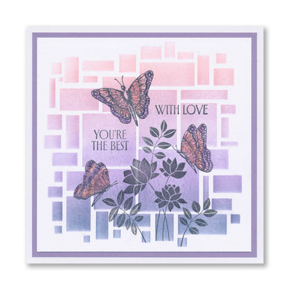 Barbara's Dotted Butterflies A5 Stamp Set