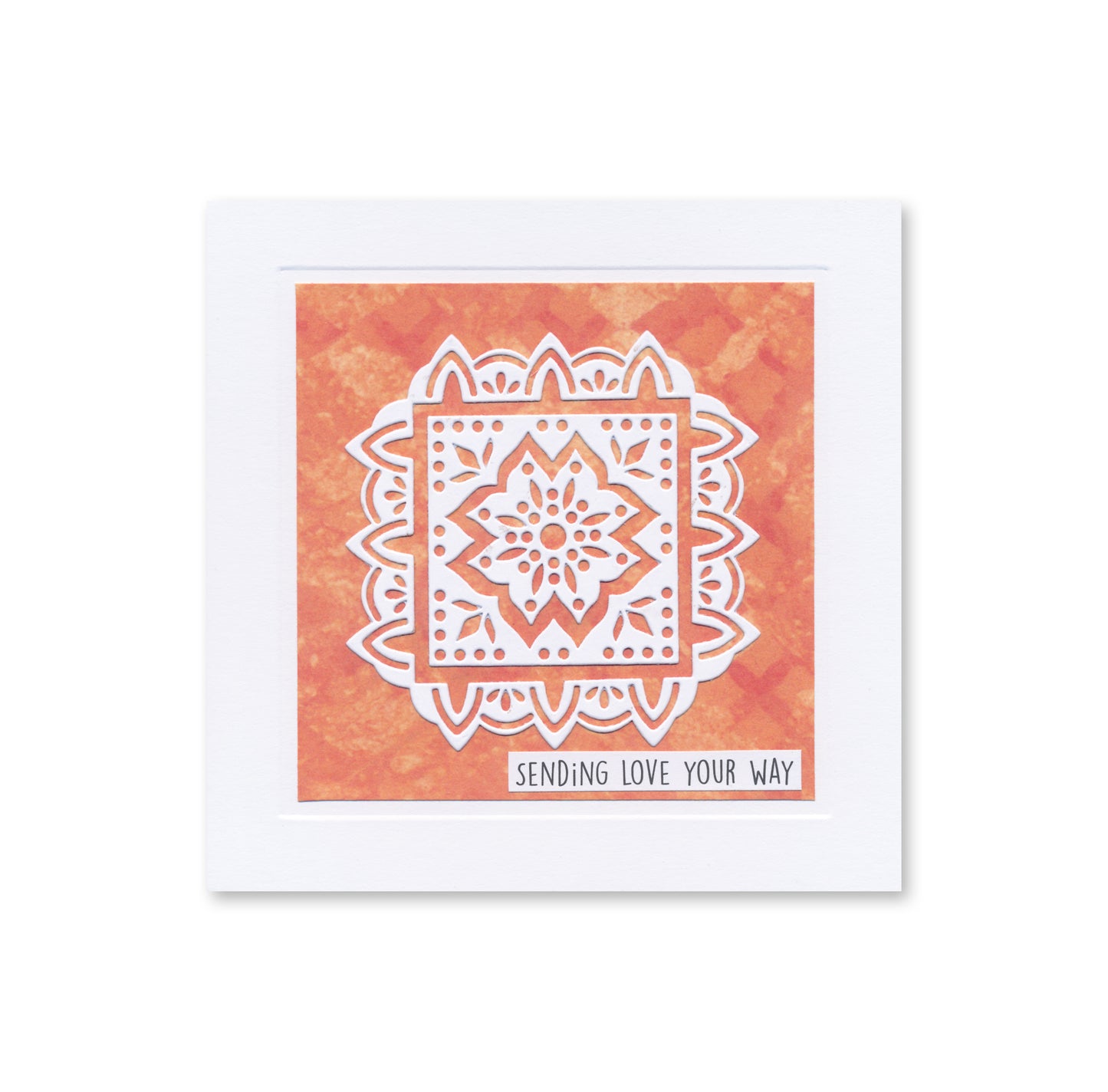 Mini Mandala Squares Set 3 Clarity Fresh Cut Die
