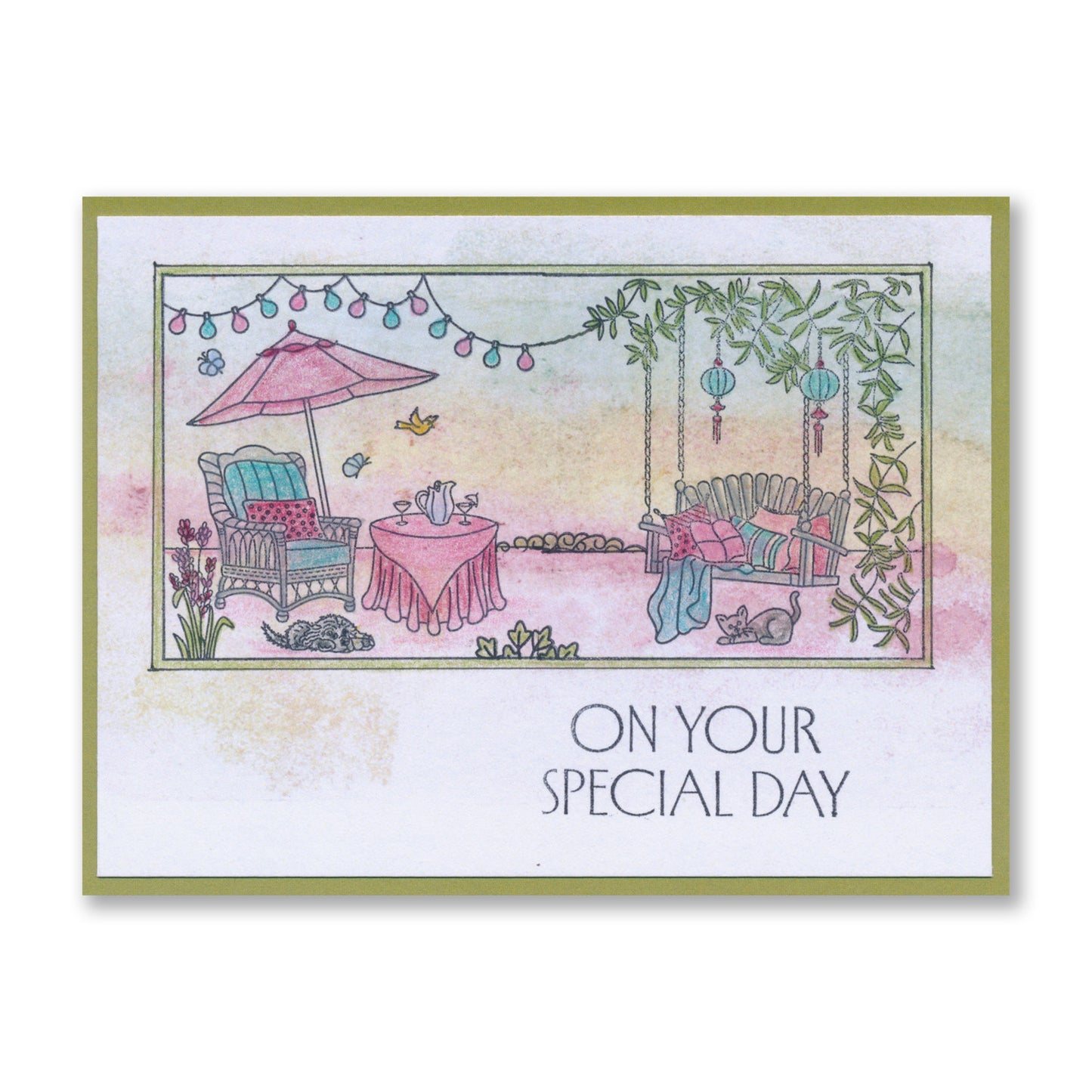 Linda's Summer Sampler A4 Stamp Set & FREE 5" x5" Mega Mount worth £5.25