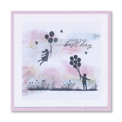 Wee Friends & Family Silhouettes - Dream & Wonder A5 Stamp Set