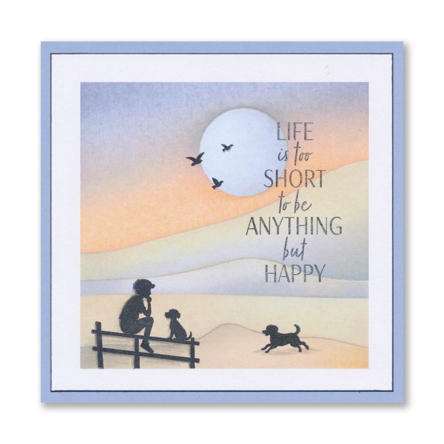 Wee Friends & Family Silhouettes A5 Stamp Collection with Waterside Toppers & Tags