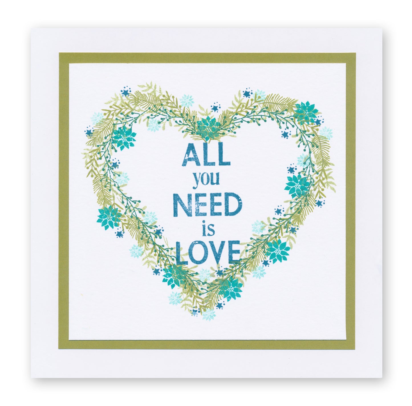 KISS by Clarity - Build a Wreath A6 Stamp Collection with 4x Stamp Pens & FREE Storage Box!