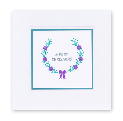 KISS by Clarity - Build a Wreath A6 Stamp Collection with 4x Stamp Pens & FREE Storage Box!