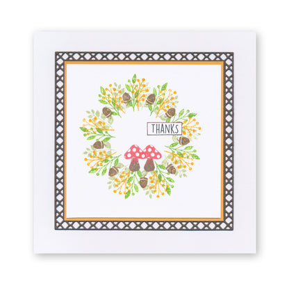 KISS by Clarity - Build a Wreath A6 Stamp Collection with 4x Stamp Pens & FREE Storage Box!