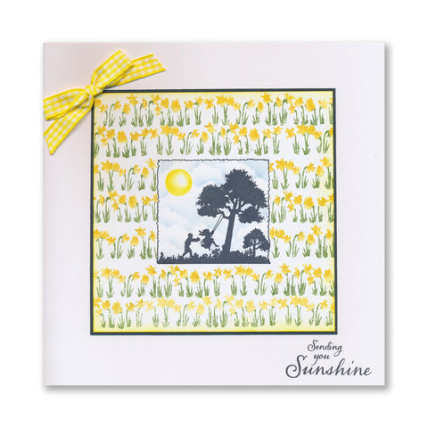 Daffodilly A6 Square Stamp Set