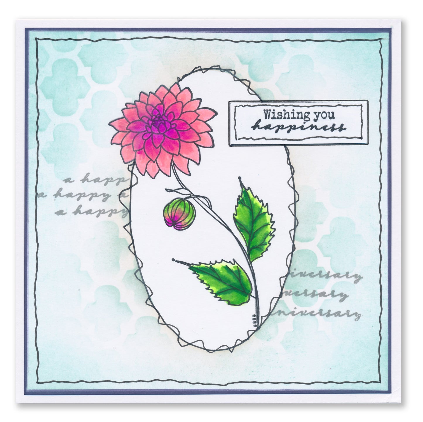 Oval Aperture Mat A4 Stencil