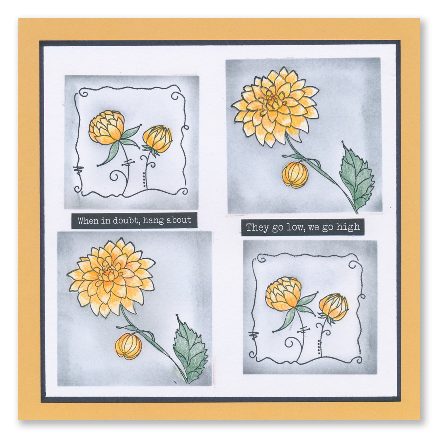 Square Aperture Mat A4 Stencil