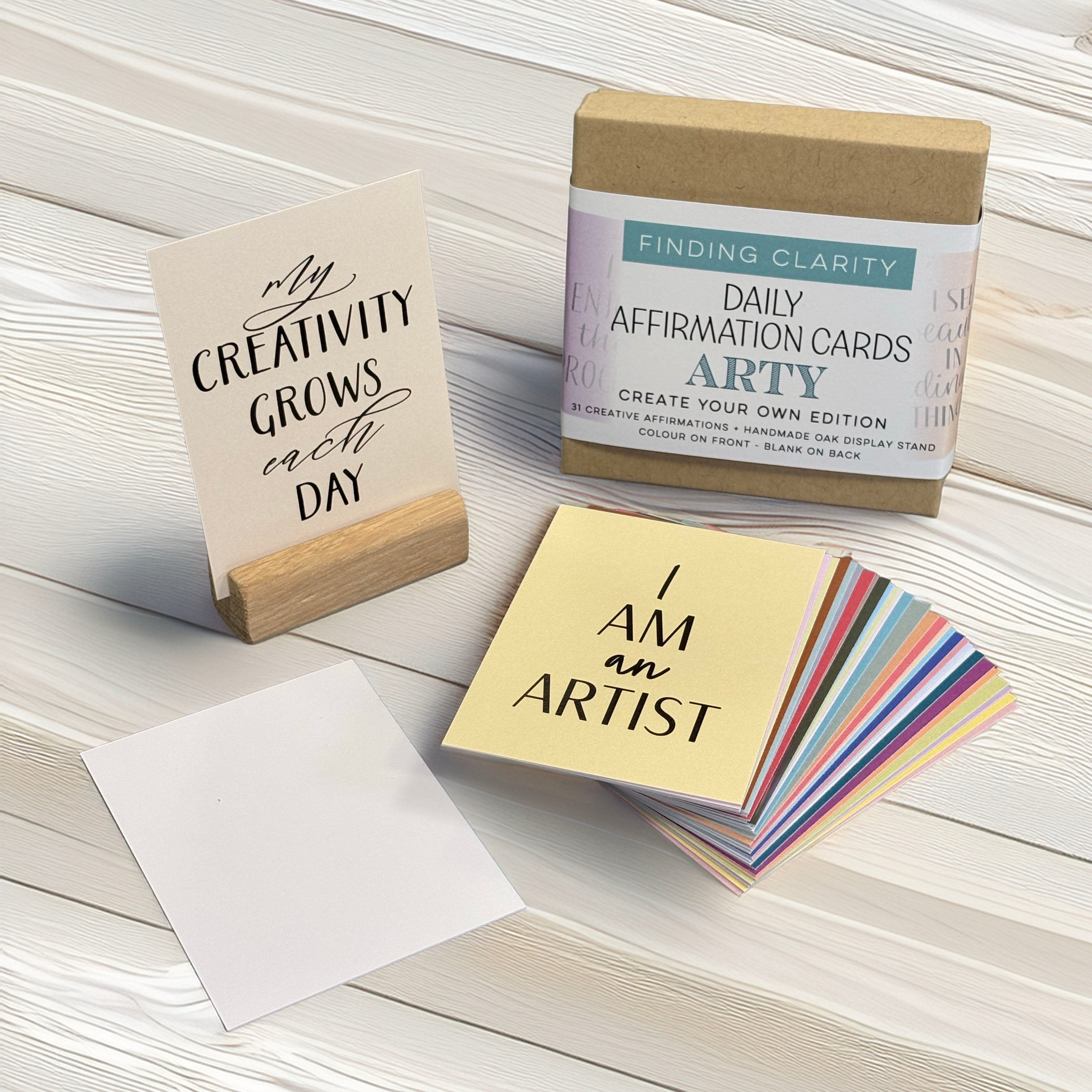 Daily Affirmation Cards - ARTY - Create Your Own Edition