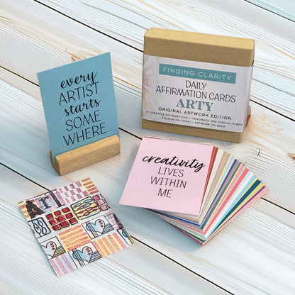 Daily Affirmation Cards - ARTY - Original Artwork Edition