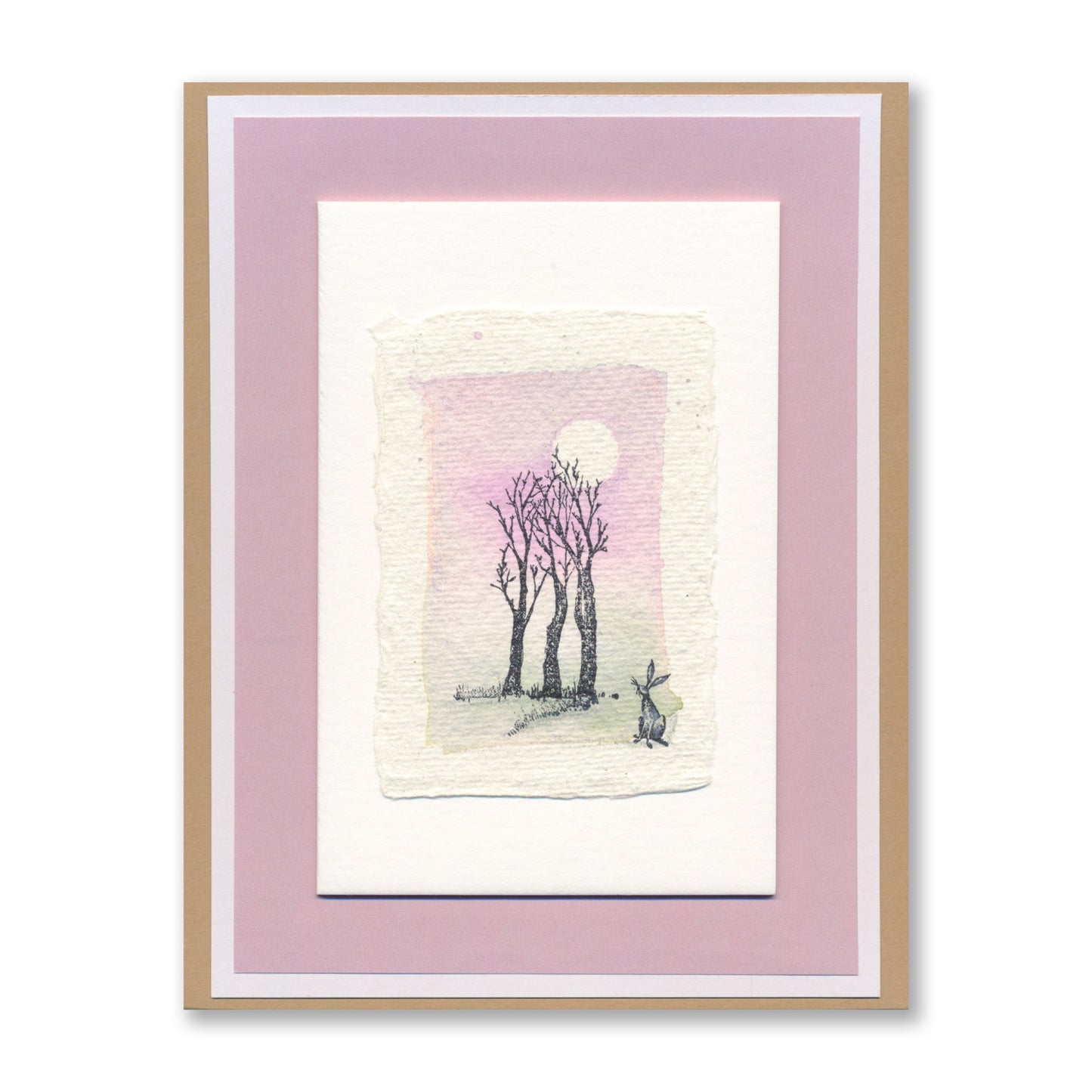 Barbara's Dotted Tree Canopy Scene A4 Square Stamp Set