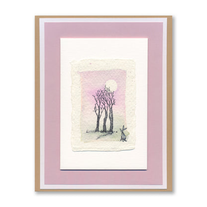 Barbara's Dotted Hare A6 Stamp & Mask Set