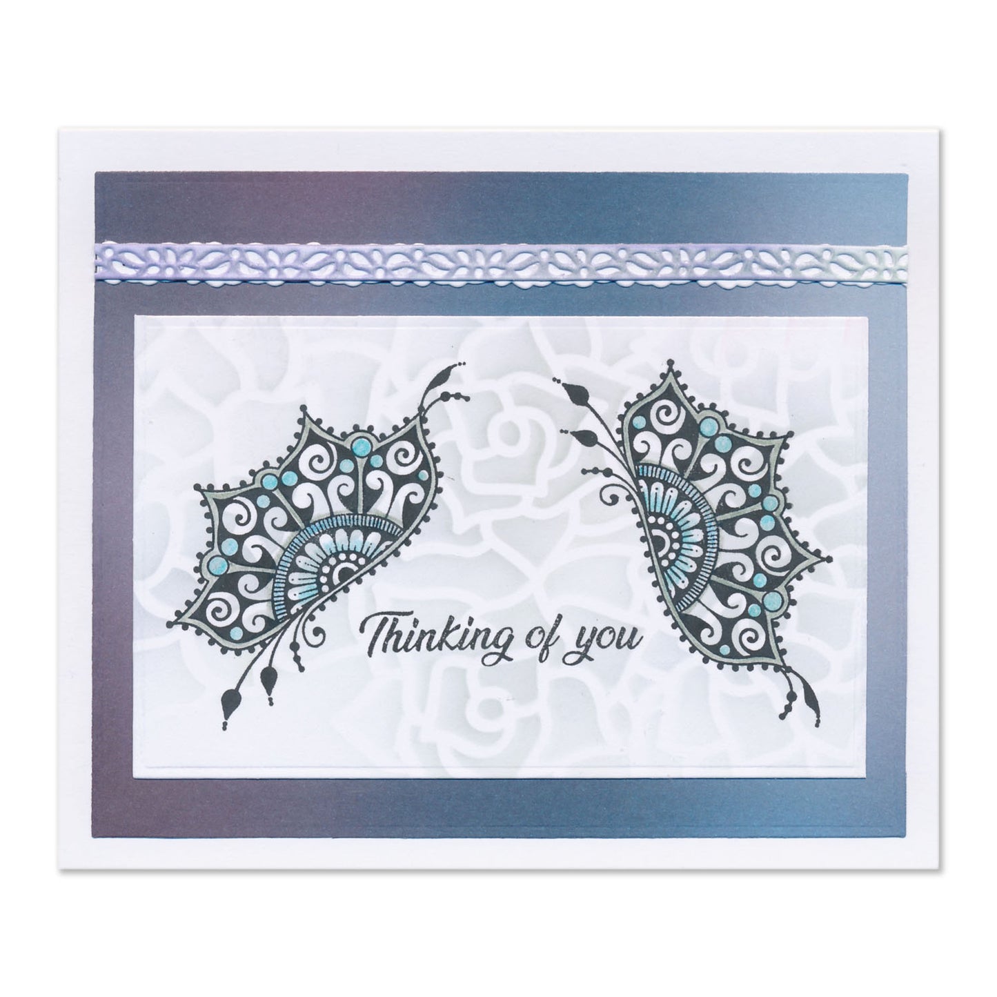 KISS by Clarity - Tina's Congratulations Henna A5 Stamp Set