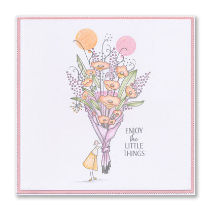 Barbara's SHAC Bouquets A5 Stamp Set