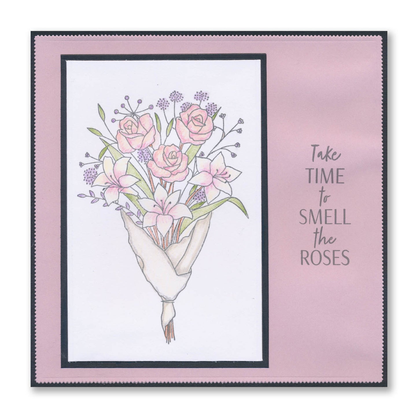 Tall Feel Good Sentiments A5 & A6 Stamp Duo