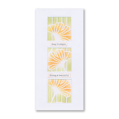 Ginkgo Panel Stencil