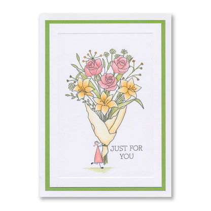 Barbara's SHAC Bouquets A5 Stamp Set