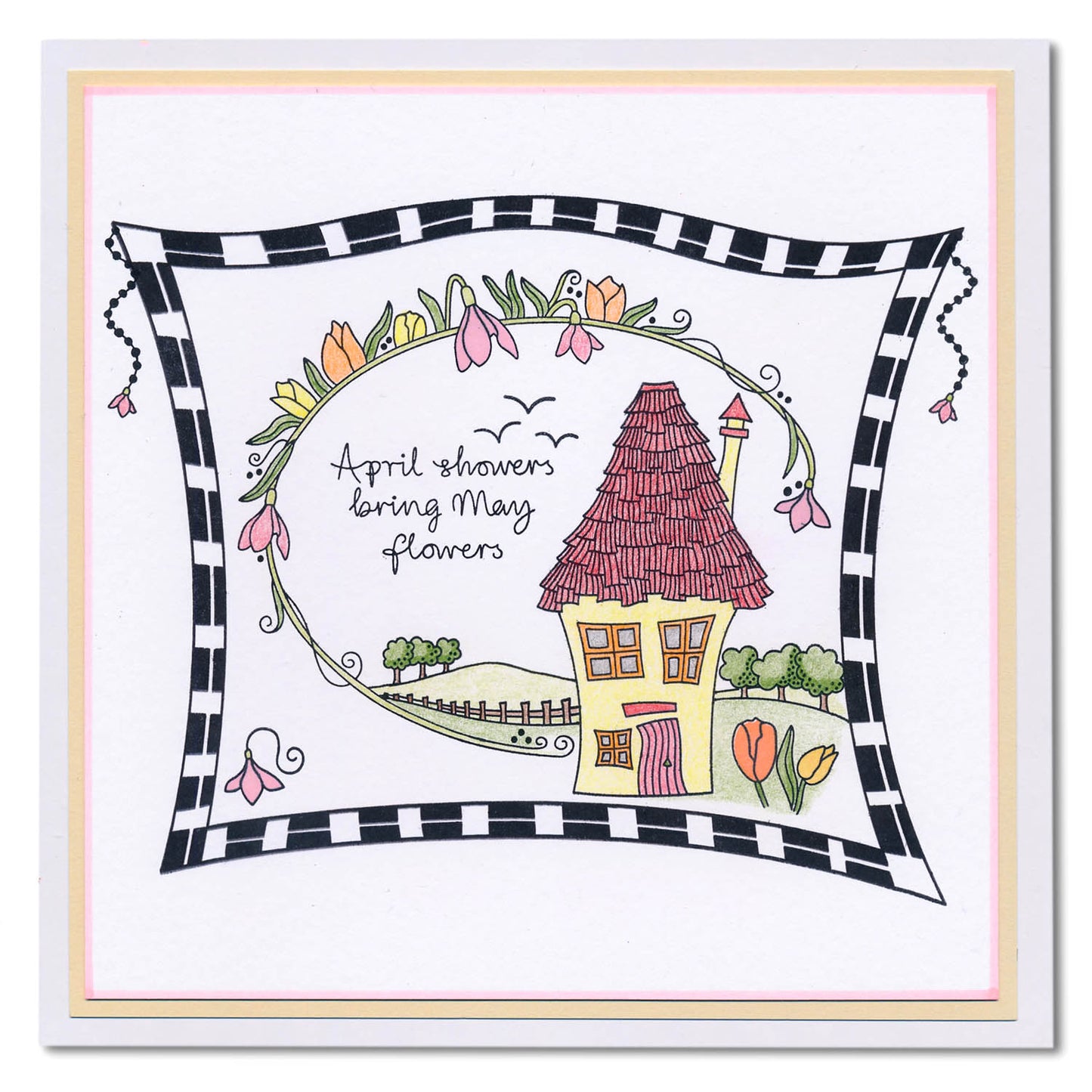 SHAC The House That Barb Built A5 Stamp & Mask Set