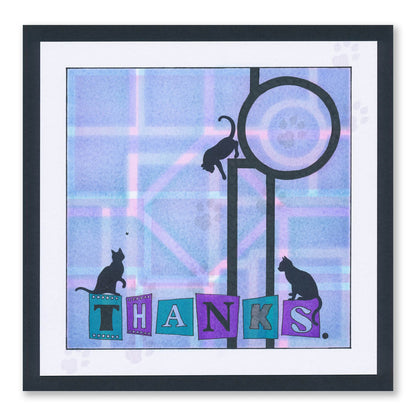 Wee Cats Silhouettes Stamp Set