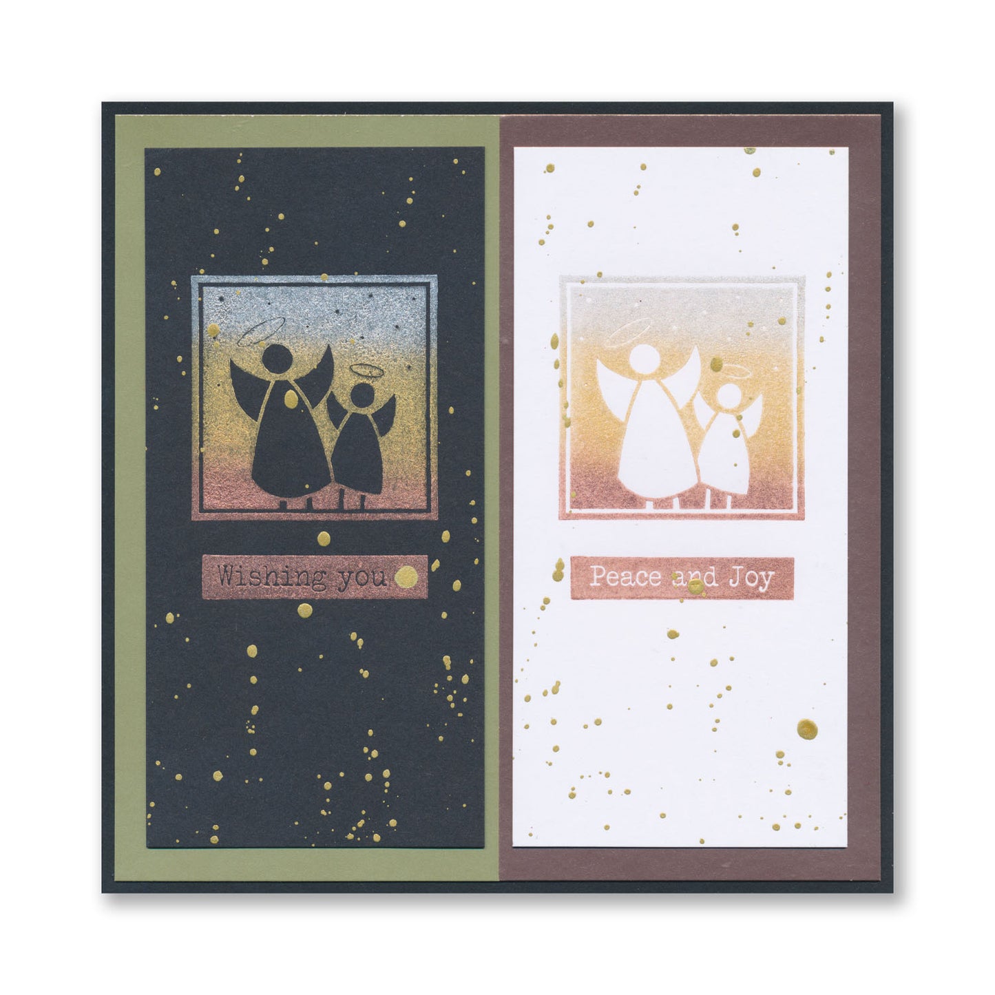 Christmas Backdrop Sampler A4 Stamp Set