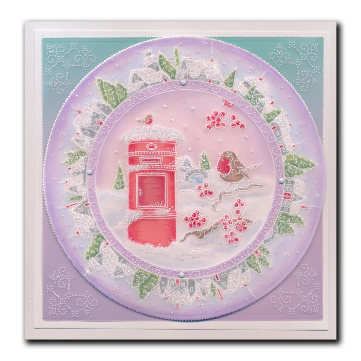 Linda's Layering Frames Set 1 - Christmas A4 Square & A5 Square Groovi Plate Collection