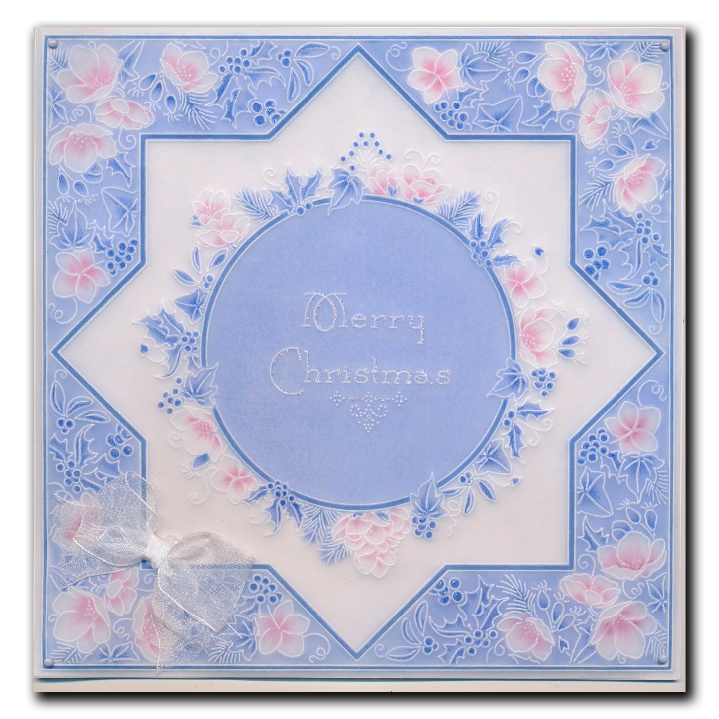 Linda's Post Box Cheer Layering Frame A4 Square Groovi Plate