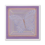 Monarch Butterfly A6 Groovi Plate