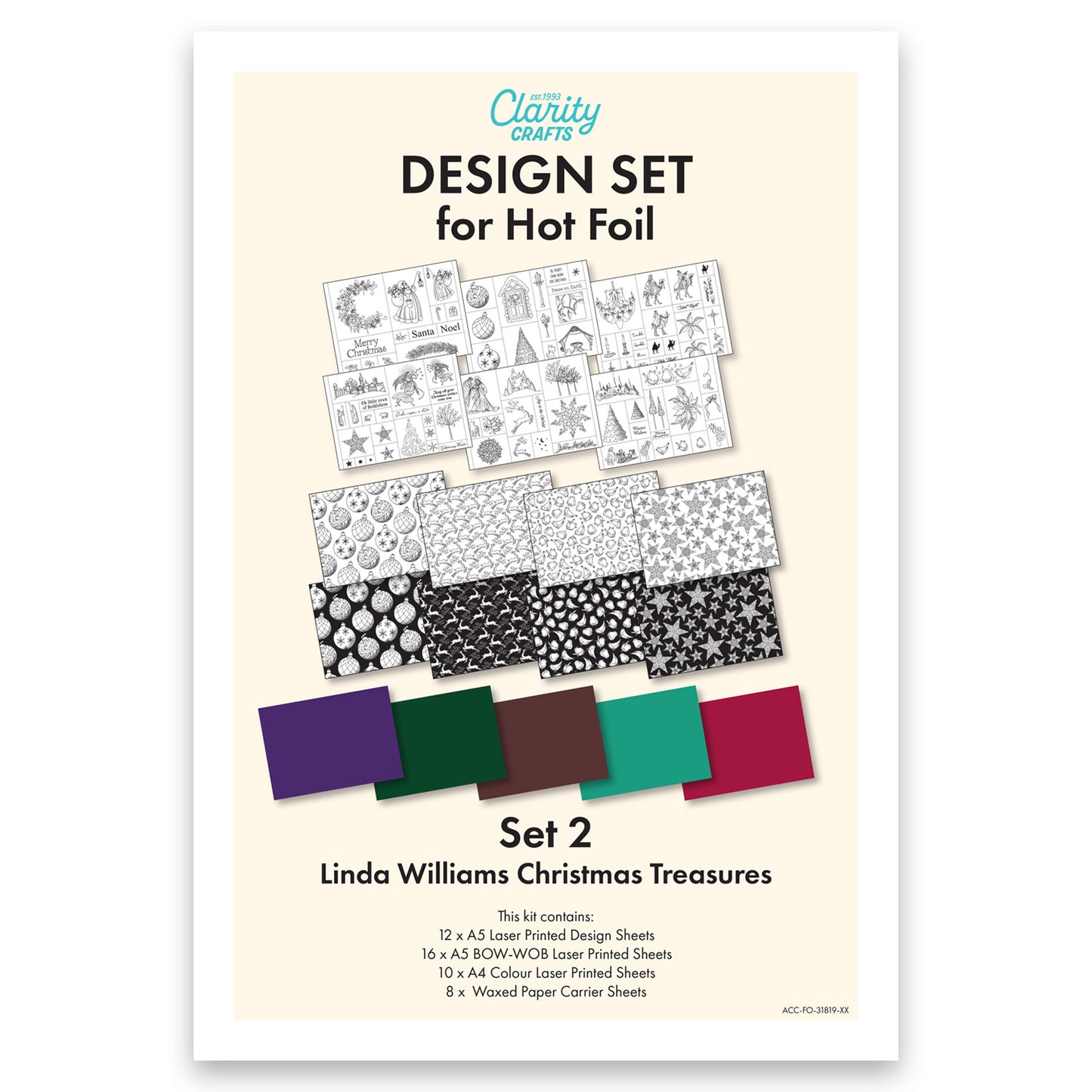 Designs for Hot Foil - Set 2 - Linda Williams Christmas Treasures