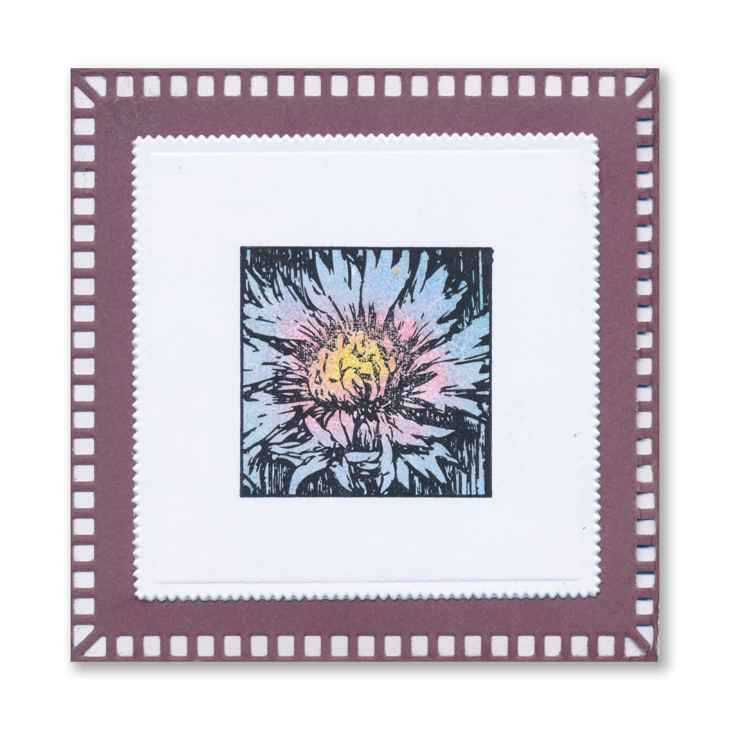 Dippy Toe Lady & Company Sampler A4 Stamp Set