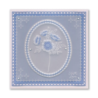 Dog Rose Posy Midi Groovi Plate