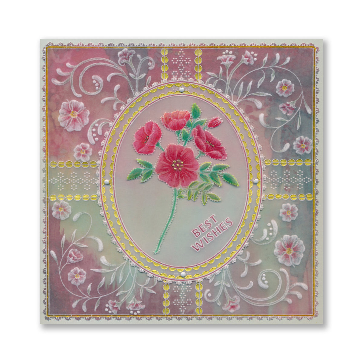 Dog Rose Posy Midi Groovi Plate