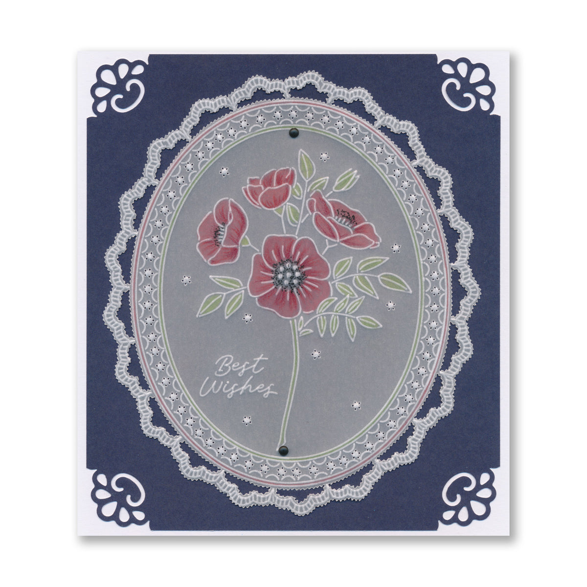 Dog Rose Posy Midi Groovi Plate