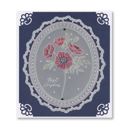Dog Rose Posy Midi Groovi Plate