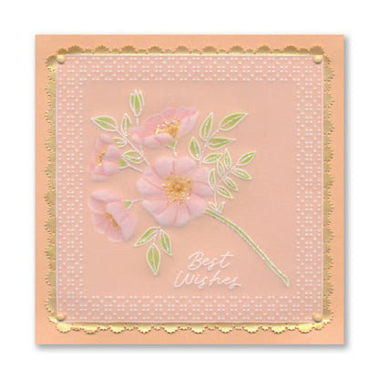 Dog Rose Posy Midi Groovi Plate