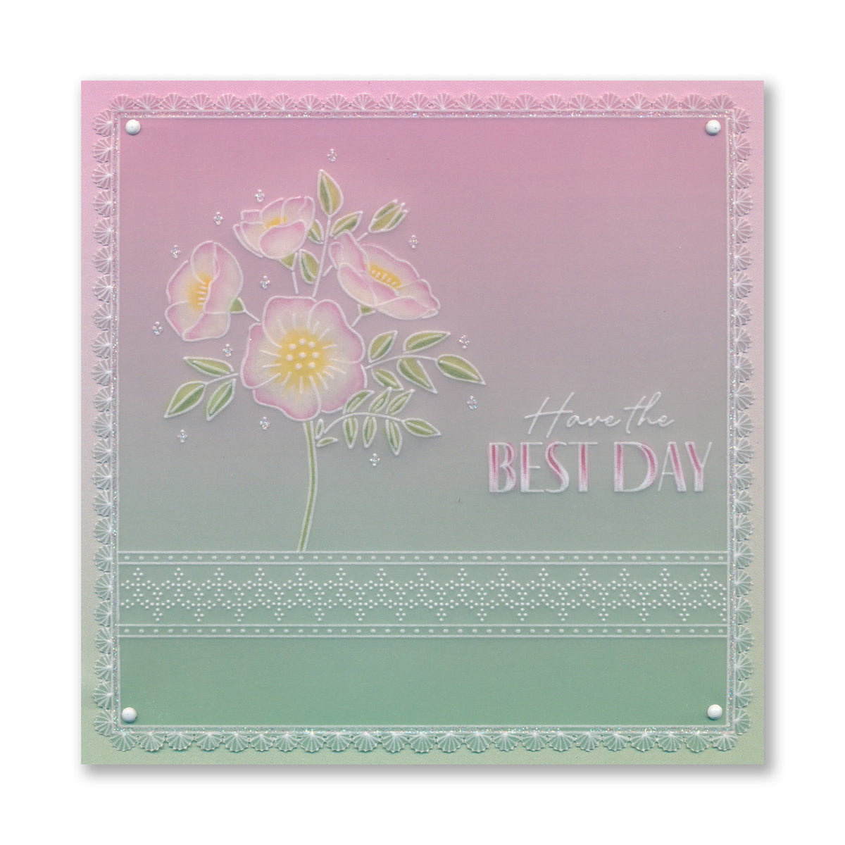 Dog Rose Posy Midi Groovi Plate