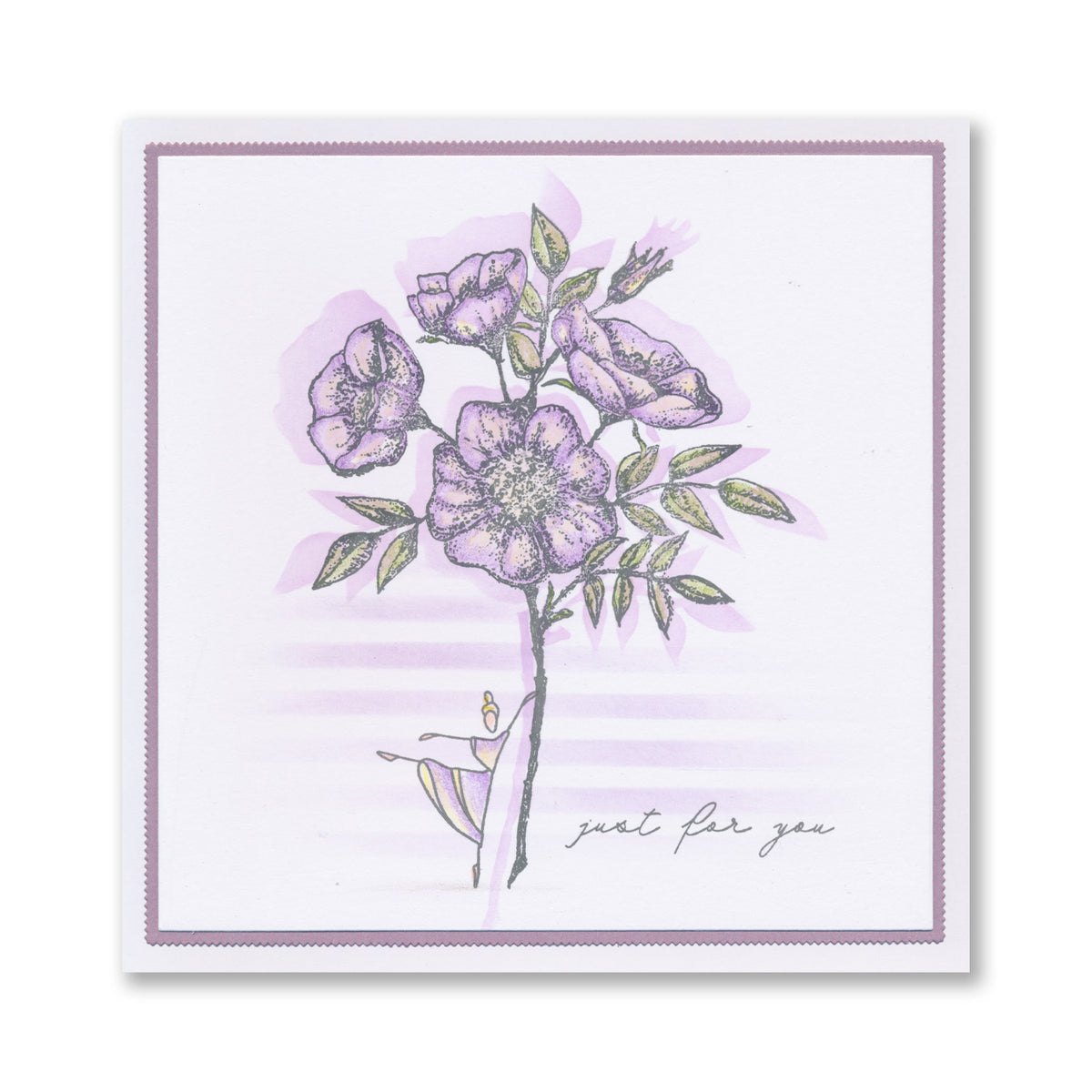 Posies A5 Stamp Trio