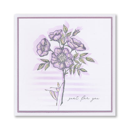 Posies A5 Stamp Trio