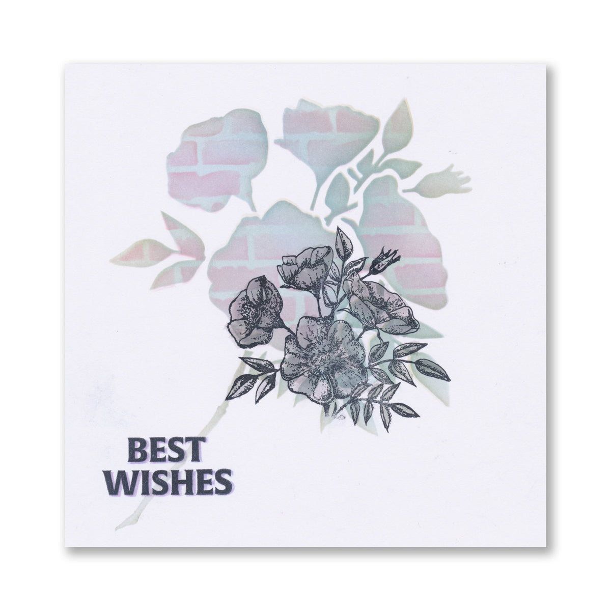 Dog Rose Posy A5 Stamp Set