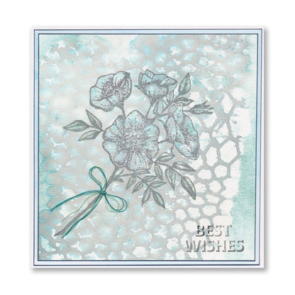 Dog Rose Posy A5 Stamp Set