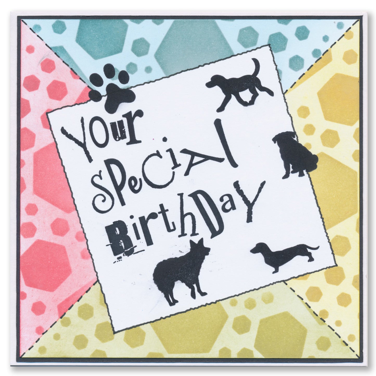 Wee Dogs Silhouettes Stamp Set