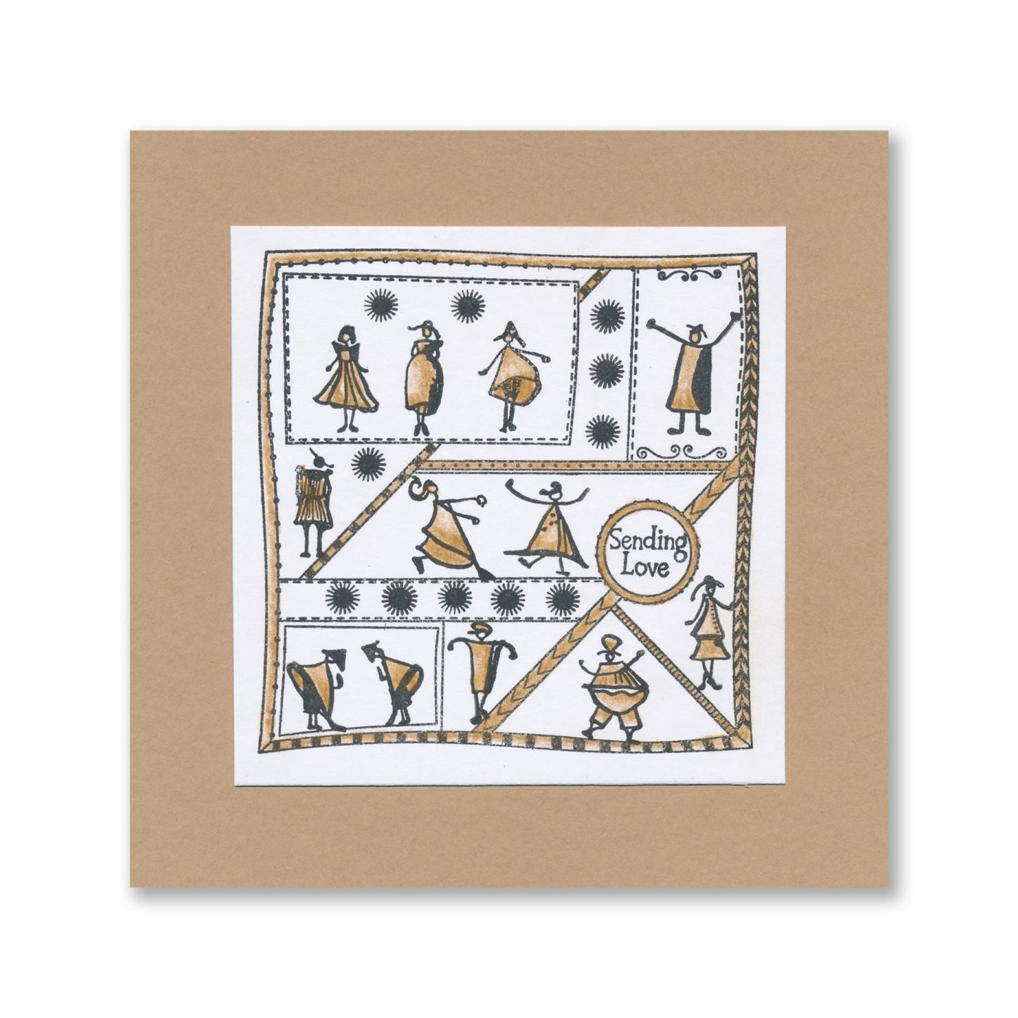 Bijou Doodle Layout Montage A4 Slim Stamp Set