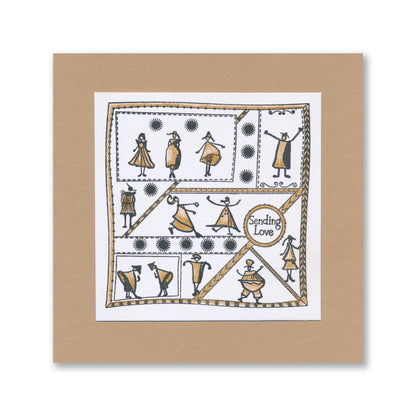 Bijou Doodle Layout Montage A4 Slim Stamp Set