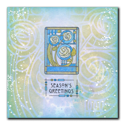 Bijou Art Nouveau Collection A4 Stamp Set