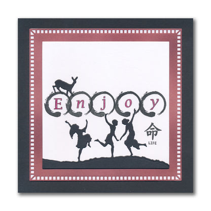 Barbara's SHAC Enso Enlightenment A5 Square Stamp Set