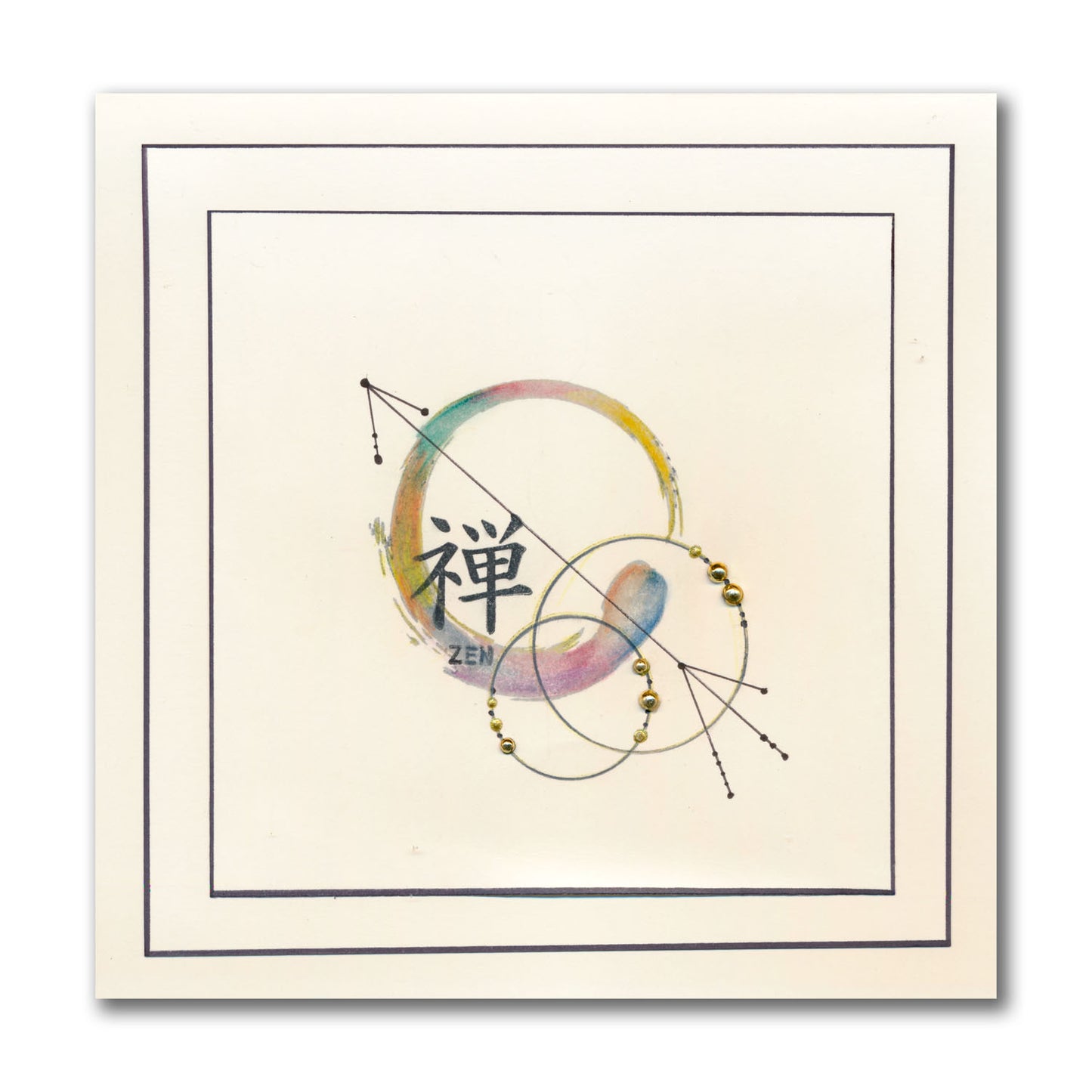 Barbara's SHAC Enso Enlightenment & Japanese Symbols A5 Square & A6 Stamp Collection