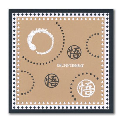 Barbara's SHAC Enso Enlightenment A5 Square Stamp Set