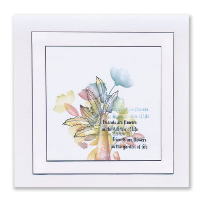 Barbara's SHAC Vases & Foliage A5 Square Stamp & Mask Set