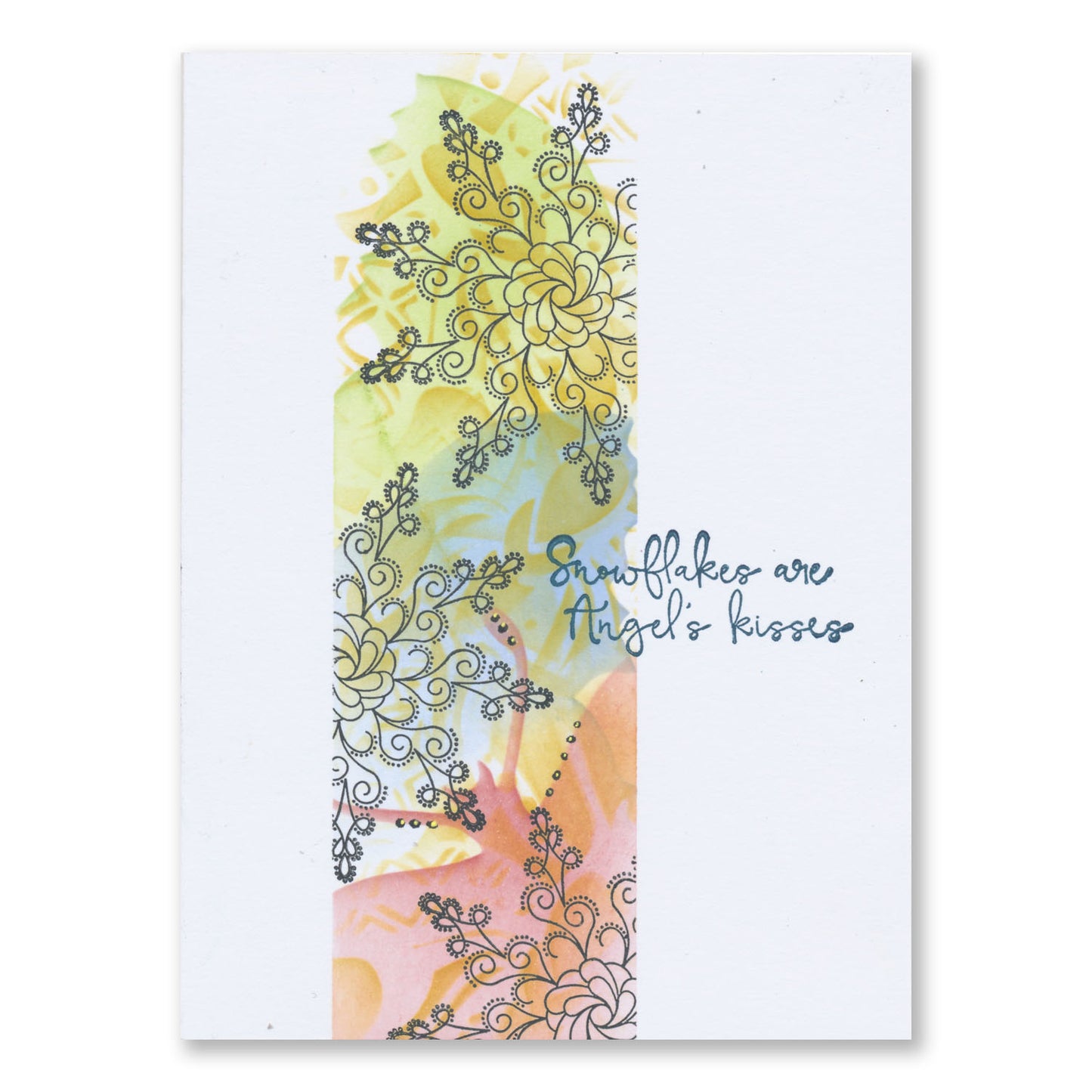 Linda's Snowflake Kisses - Christmas Compendium A6 Stamp Set