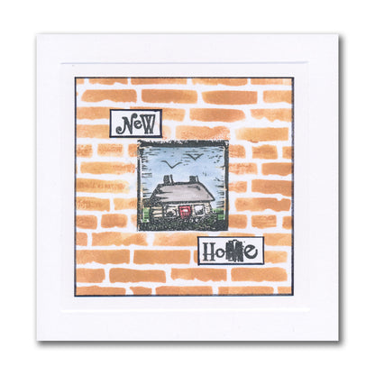 Linocut Mini Sampler A4 Stamp Set